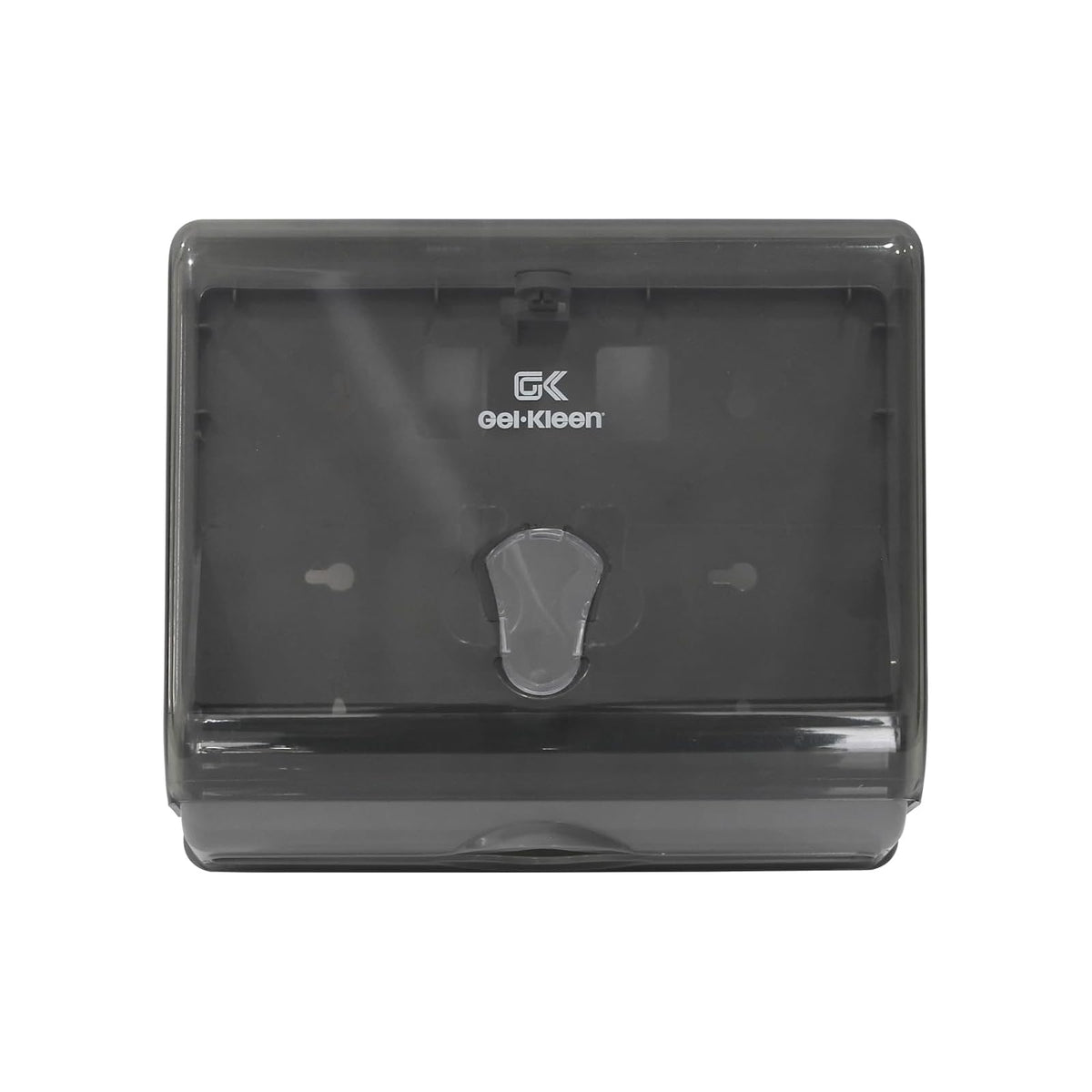 Gel Kleen Despachador de Toalla Interdoblada Humo de Pared - Dispensador Institucional de Plástico ABS para Toallas Interfoliadas o Sanitas Capacidad 250 Toallas, Baño, Cocina, Oficina y Negocio