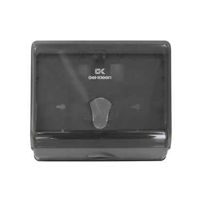 Gel Kleen Despachador de Toalla Interdoblada Humo de Pared - Dispensador Institucional de Plástico ABS para Toallas Interfoliadas o Sanitas Capacidad 250 Toallas, Baño, Cocina, Oficina y Negocio