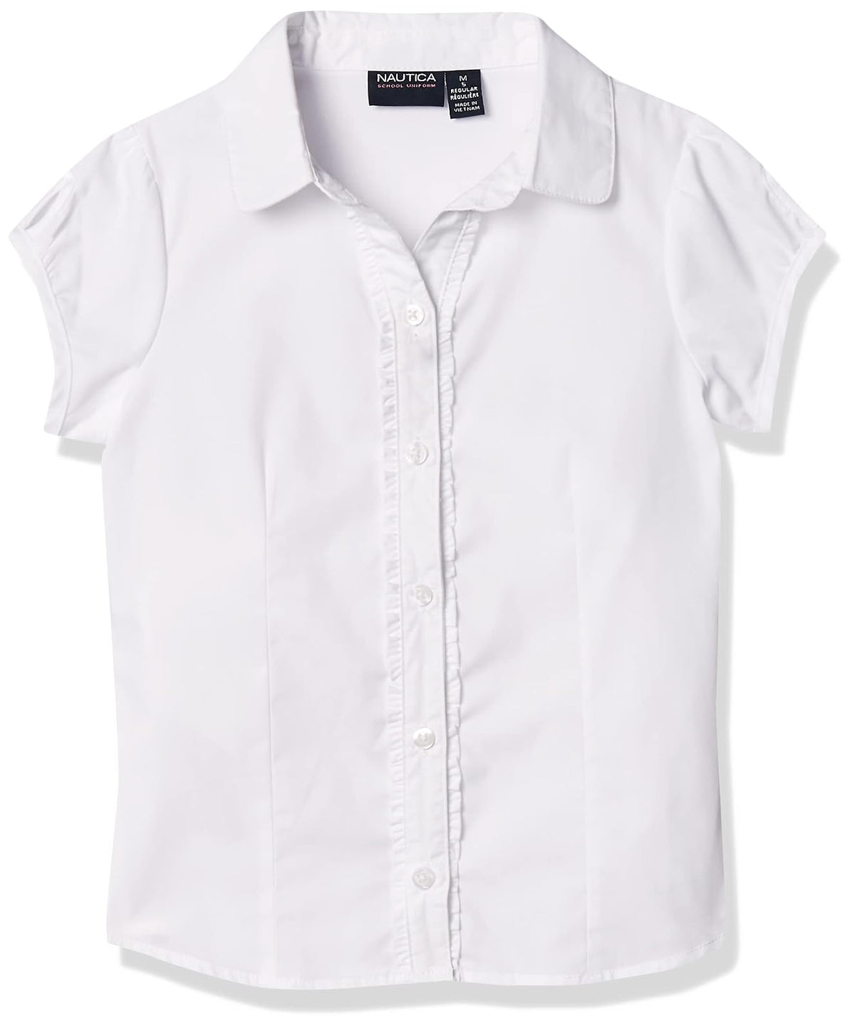 Nautica Blusa de Manga Corta Camisa para Niñas