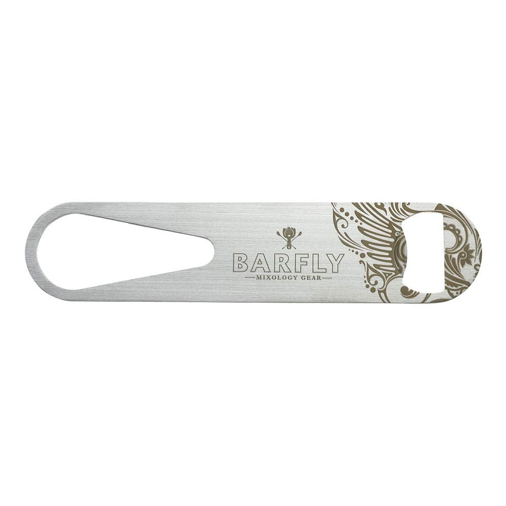 Barfly - Abridor de velocidad de barra, 7 pulgadas, inoxidable, negro