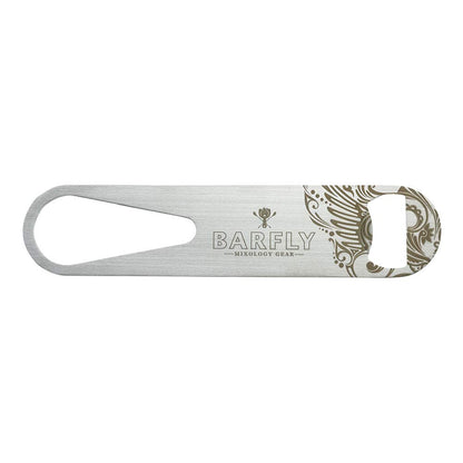 Barfly - Abridor de velocidad de barra, 7 pulgadas, inoxidable, negro