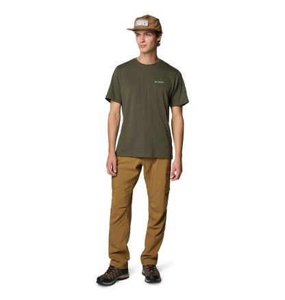 Columbia Thistletown Hills - Manga Corta Camisa de Senderismo para Hombre | Algodón extra suave, absorbe la humedad, ligero, ajuste extendido disponible