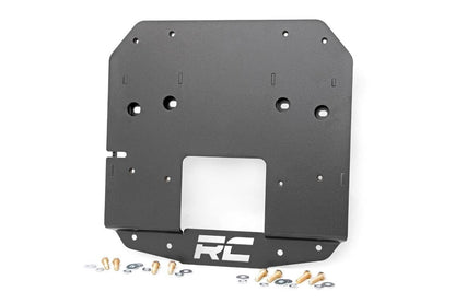 Rough Country 10529 Soporte Reubicación Neumáticos Repuesto Acero Negro para Jeep Wrangler JL 18-22