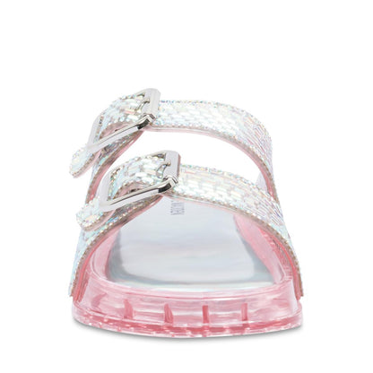 Steve Madden JLOLLI Sandalias planas para niña