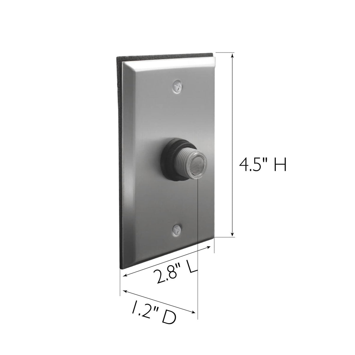 Design House 588103 - Placa de pared para exteriores de 120 voltios, control de fotografía, uso comercial/residencial, sensor de atardecer a amanecer