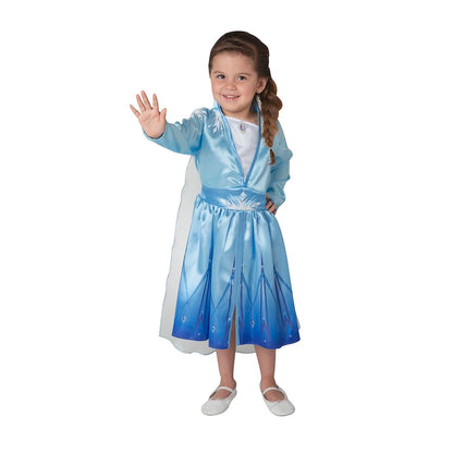 Fantasy Ruz, Disfraz Infantil, Elsa Modelo F12933-AZN6, Azul, Talla 6 años, Licencia original Disney