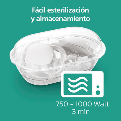 Philips Avent Chupón Ultra Soft Ortodóntico Tropical Naranja/Morado | Menos irritación en piel sensible | 98% de aceptación | Suave y flexible | Caja Esterilizadora | 6-18 m | 2 pz | SCF091/18