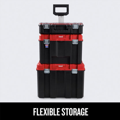 CRAFTSMAN VERSASTACK - Caja de herramientas con cerradura para ruedas de metal de 17 pulgadas