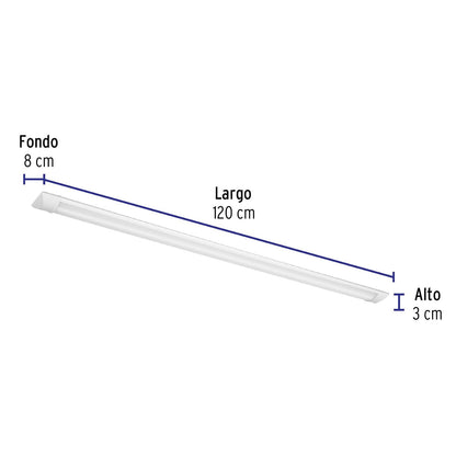 Volteck GAB-202L, Luminario lineal delgado de LED 36 W para gabinete