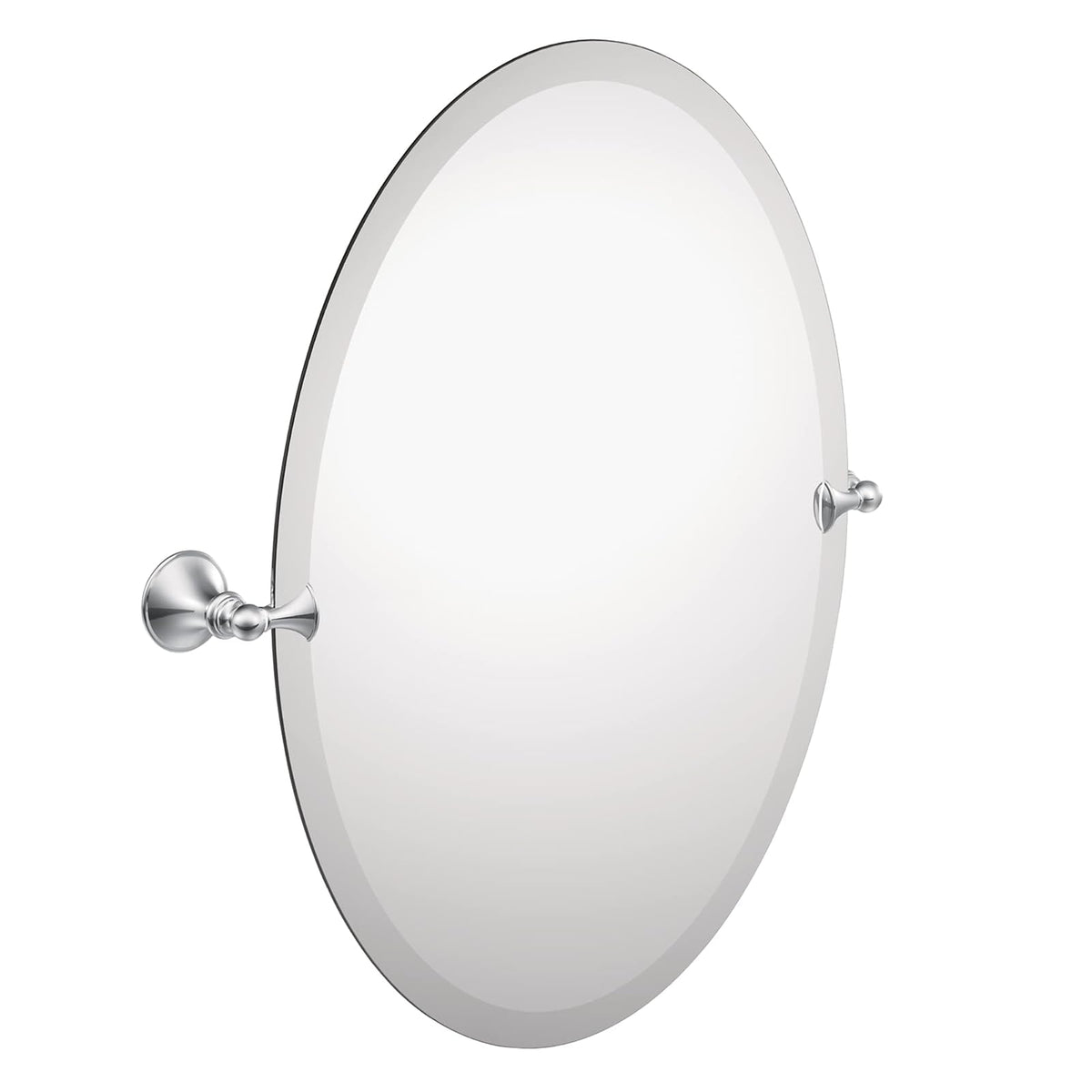 Moen DN2692CH Glenshire Espejo basculante Giratorio sin Marco, 26 x 22 Pulgadas, Cromado - Cromado - Espejo