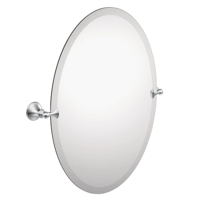 Moen DN2692CH Glenshire Espejo basculante Giratorio sin Marco, 26 x 22 Pulgadas, Cromado - Cromado - Espejo