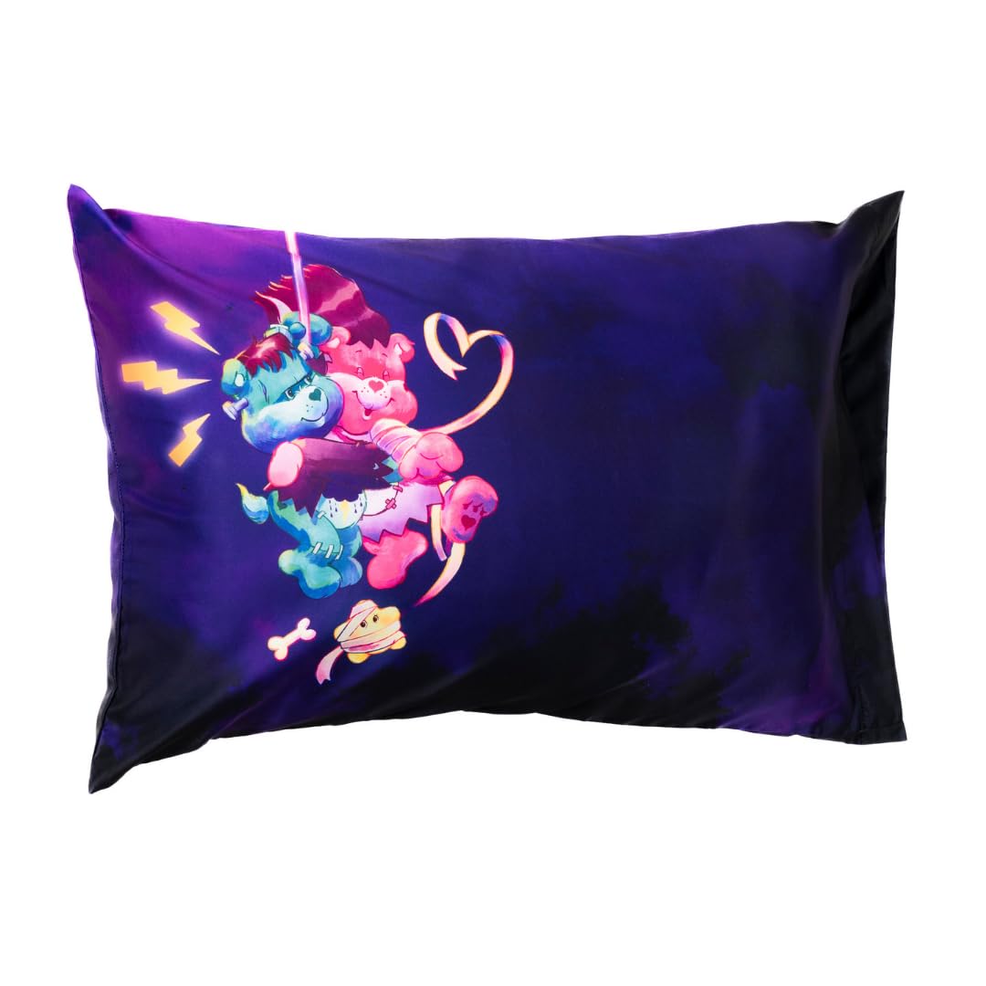 Franco Funda de Almohada Satinada Hello Kitty Halloween, Estándar - Estándar - Care Bears X Universal Monsters