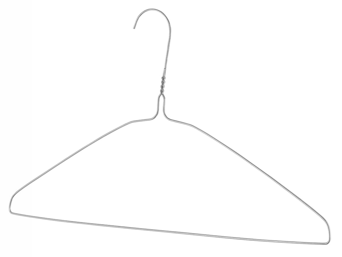 Whitmor - Perchas de Alambre para Colgar Ropa y Chamarra de Alambre para Uso Diario, Juego de 20 Unidades, Chapado en Cromo