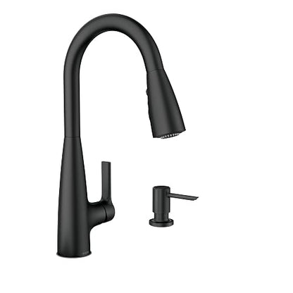 Moen 87627BL Mezcladora Cocina Haelyn 1H Negro