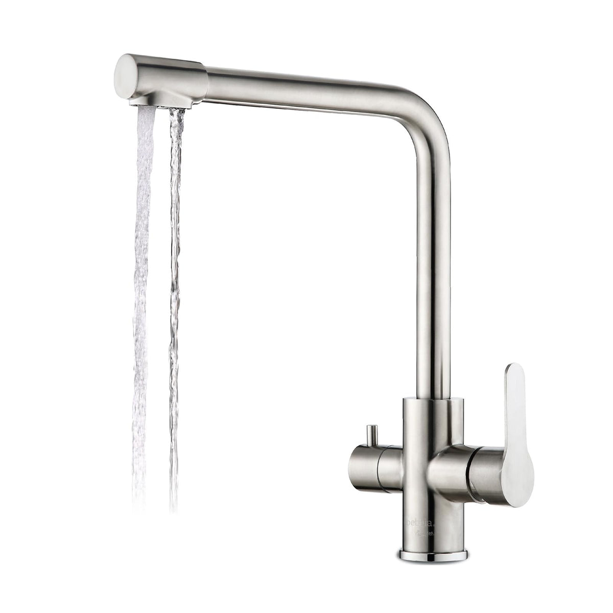 ROTOPLAS BEBBIA GRIFO PARA COCINA BEBBIA 3 VÍAS PARA AGUA PURIFICADA (GRIS RECTO)