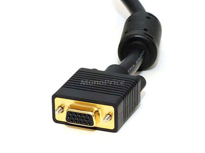 Mono 103619 50-Feet Super VGA Male to Female CL2 Rated Video Cable with Ferrites
