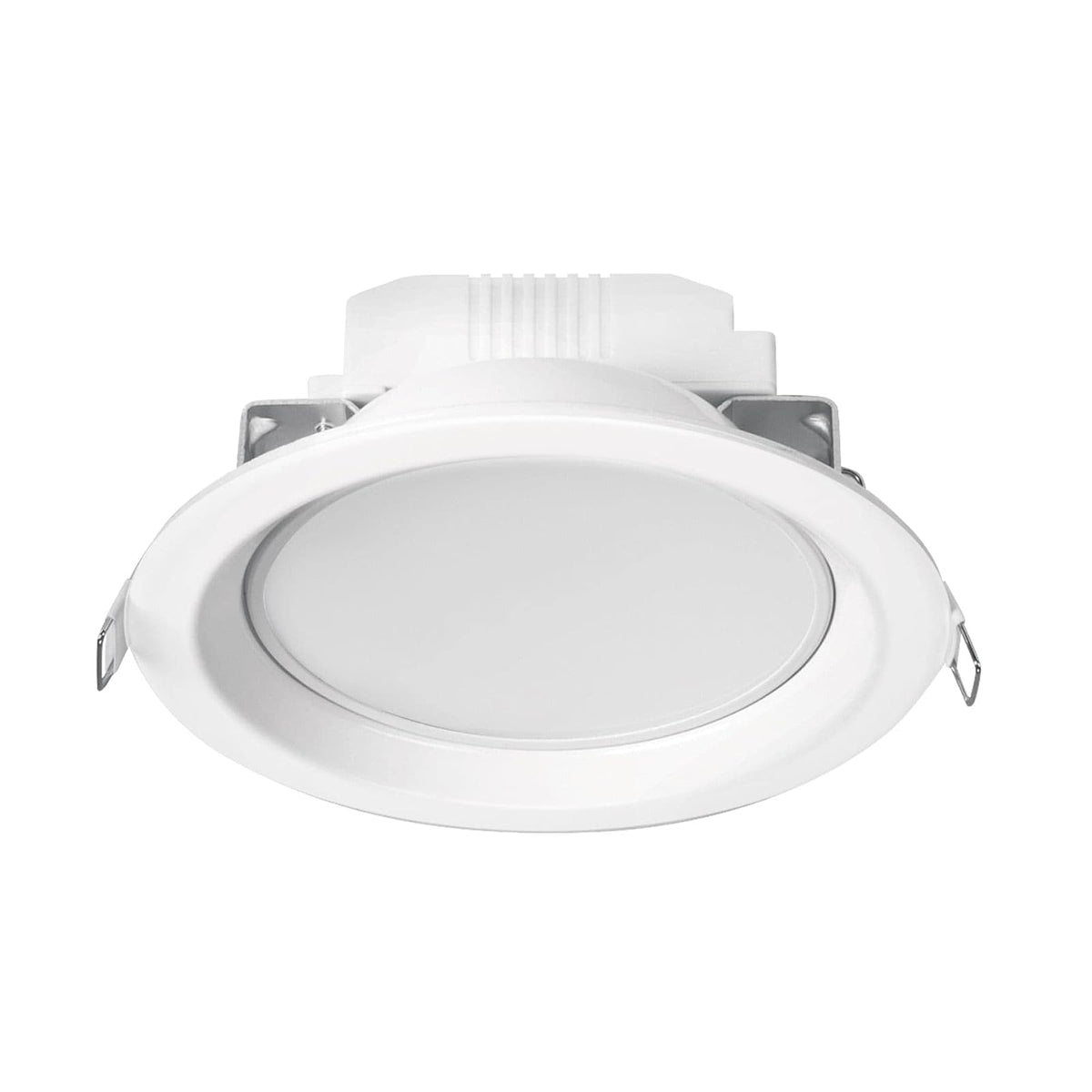 Volteck Lait EMP-101L, Luminario LED empotrable de 6 W, luz blanca fría 6500K, redondo, color blanco