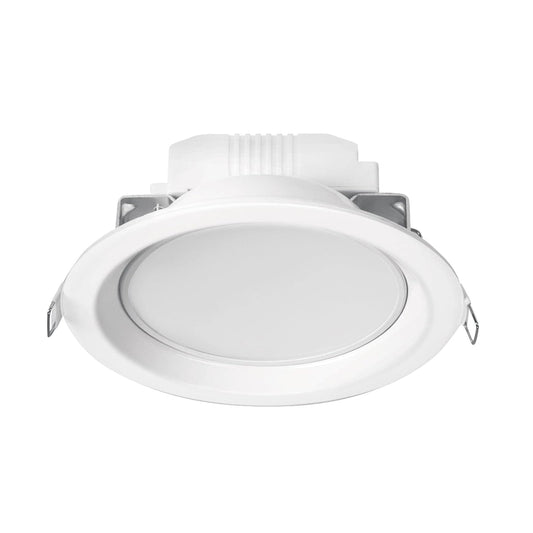 Volteck Lait EMP-101L, Luminario LED empotrable de 6 W, luz blanca fría 6500K, redondo, color blanco