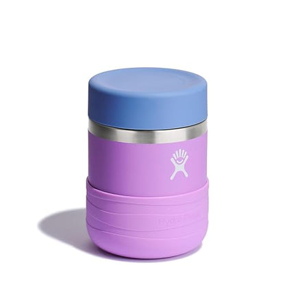 Hydro Flask - Recipiente aislado para alimentos – Recipiente para aperitivos para niños y fiambrera, tarro de comida de 12 onzas en color morado anémona