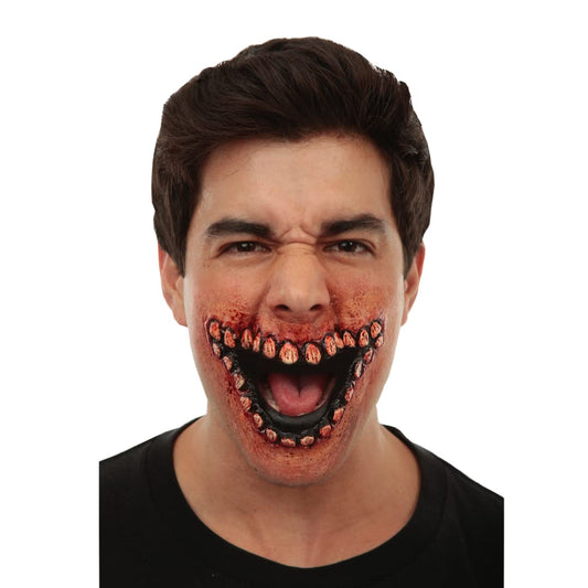 Ghoulish Productions Evil Grin, Aplicación de Látex Sonrisa Espeluznante, Maquillaje Falso para Halloween y Fiestas de Disfraces