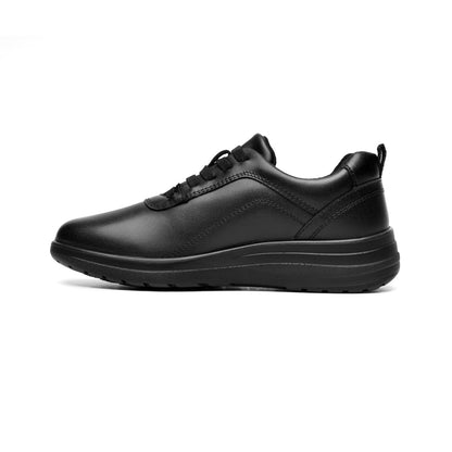 Flexi Oxford casual de piel para mujer con ajuste de cordones 136401