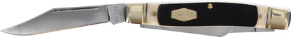 Old Timer 80TB Cuchillo sénior plegable de bolsillo en hueso, genuino