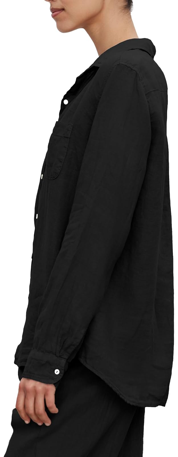 Velvet by Graham & Spencer Mulholland Camisa de Lino Camisa Abotonada para Mujer