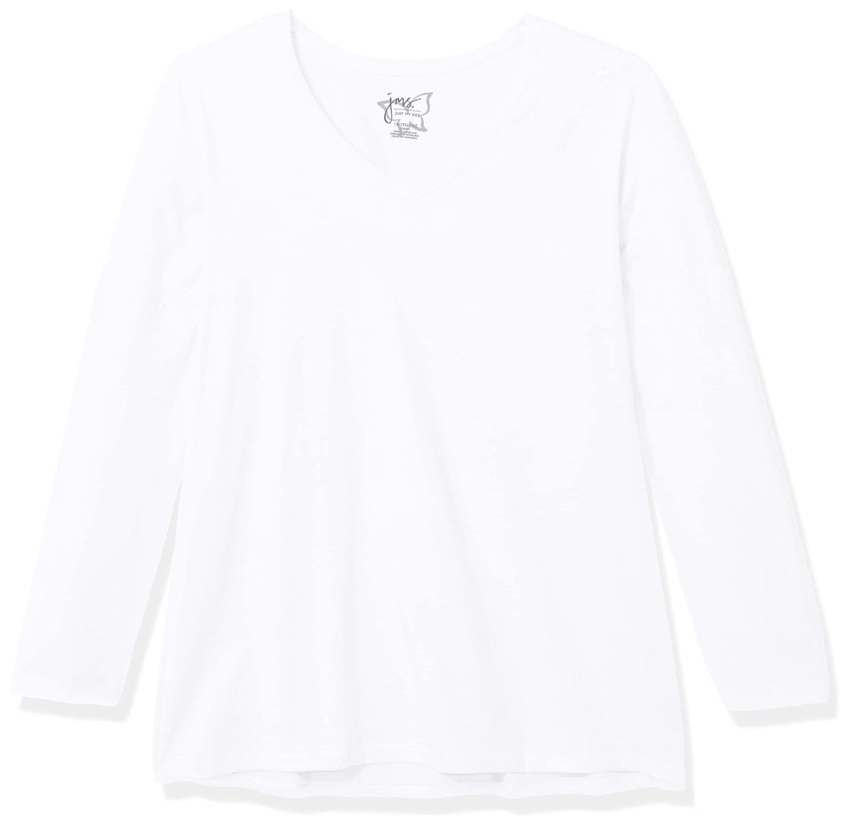 Just My Size Playera de Manga Larga con Cuello en V para Mujer CamisaMujer