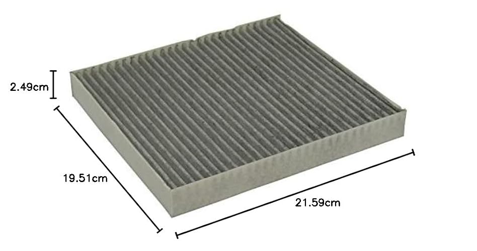 Ecogard XC25869C Filtro de aire de cabina con eliminador de olores de carbono activado