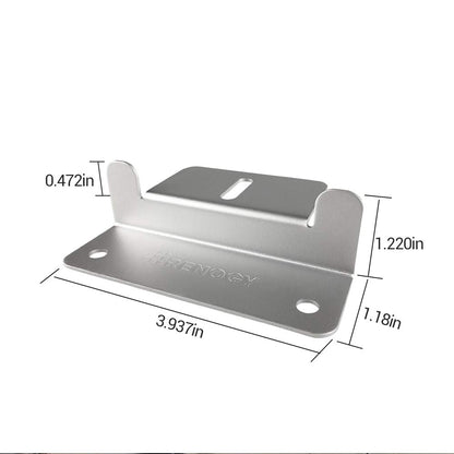 Renogy 4 juegos de soportes de montaje de panel solar Z ligeros de aluminio sin corrosión para caravanas, remolques, barcos, yates, pared y otras instalaciones de techo fuera de la viga, 4 unidades
