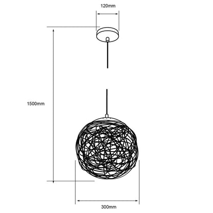 INTERIOR SUSPENDIDOS100-240VE27