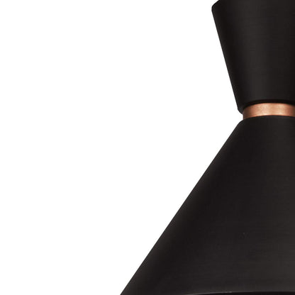 MAXXI MX-CL8030/N Candil Cónico Grande Candil Cónico Grande MX-CL8030/N, Negro, Ø24xH24cm, pack of/paquete de 1