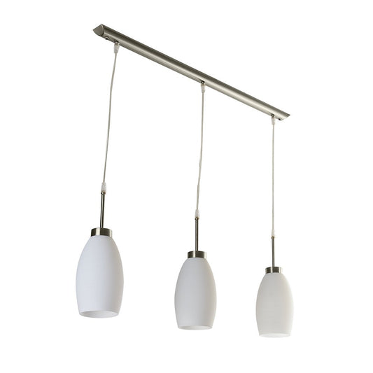 Tecnolite - Lámpara Colgante de Cristal 1.49 m de Altura, Potencia Máx. 180 W, 3 Bases E27, No incluye focos