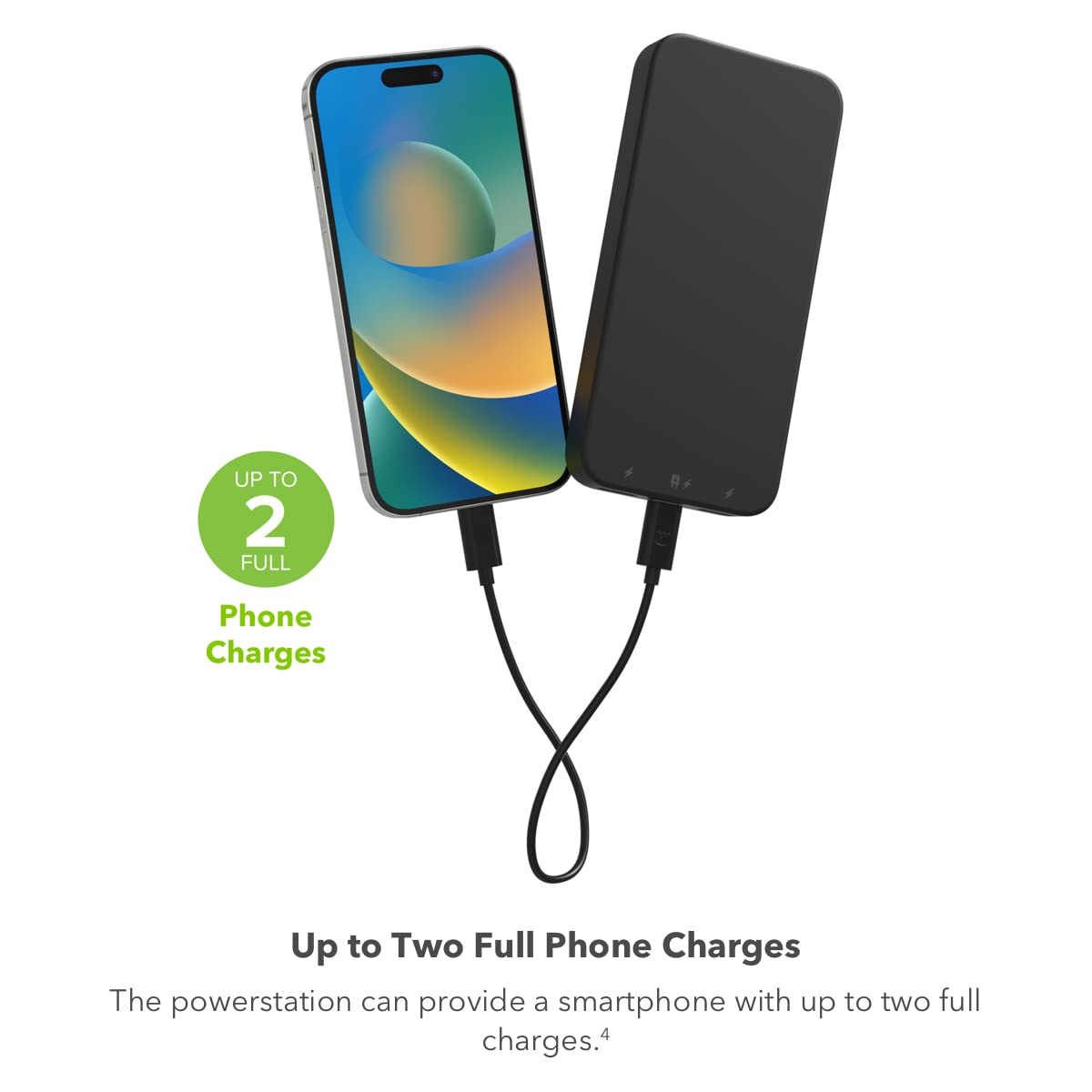 mophie Powerstation 2023 con Banco de energía PD - Batería Interna Grande de 10.000 mAh, (2) Puertos USB-A y (1) Puerto de Entrada/Salida de Carga rápida USB-C PD de 20 W, Apto para Viajes