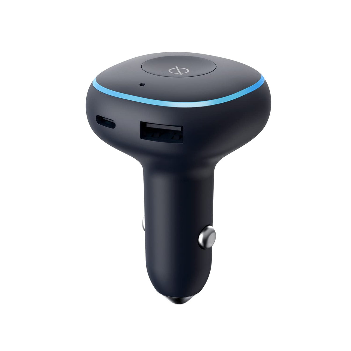 iOttie Aivo Boost - Cargador de Automóvil Integrado en Alexa, USB-C PD/USB-A QC, se Adapta a Dispositivos Apple, Android, Google