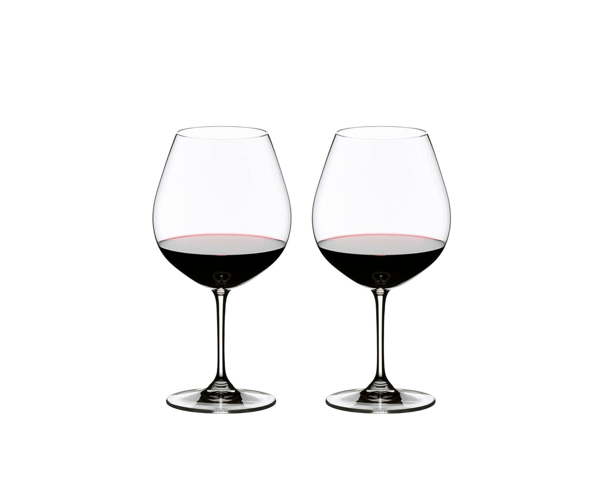 Riedel Vinum Burgundy Glasses, Set of 2 | Capacidad 24.75 oz cada una