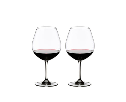 Riedel Vinum Burgundy Glasses, Set of 2 | Capacidad 24.75 oz cada una