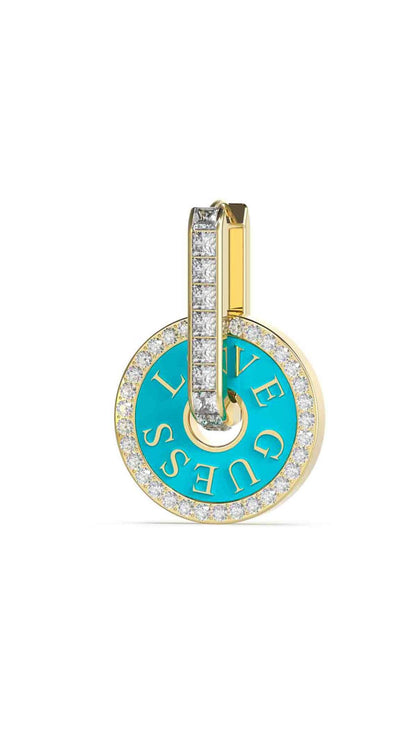 GUESS Aretes para mujer love color dorado jube04075jwygtqt/u