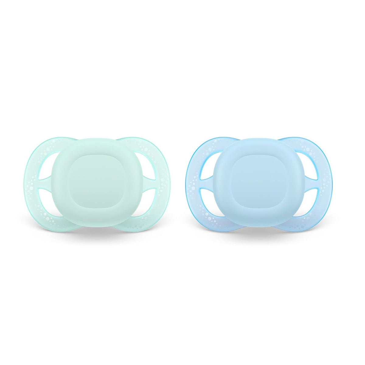 Philips Avent Chupón Ultra Start | Ortodóntico Libre BPA|con Caja Esterilizadora|Turquesa/Azul |0-2 m|2 pzs|SCF075/12