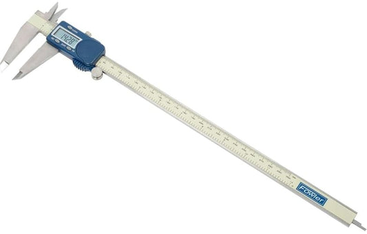 Fowler Marco de acero inoxidable Xtra-Value Cal calibrador electrónico, Medidas digitales máximas 30.48 cm, .00127 cm +/-.000254 54-101-300-1 30.48 cm, 12" Maximum Measurement