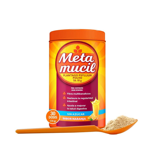 Metamucil Fibra Sabor Naranja 30 dosis