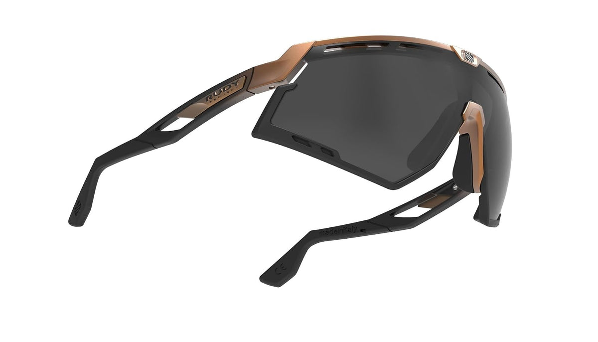Rudy Project Lentes Defender RP Optics Deportivos Armazón Bronze Matte Fade Black Matte, Bumpers Black Mica Smoke Black