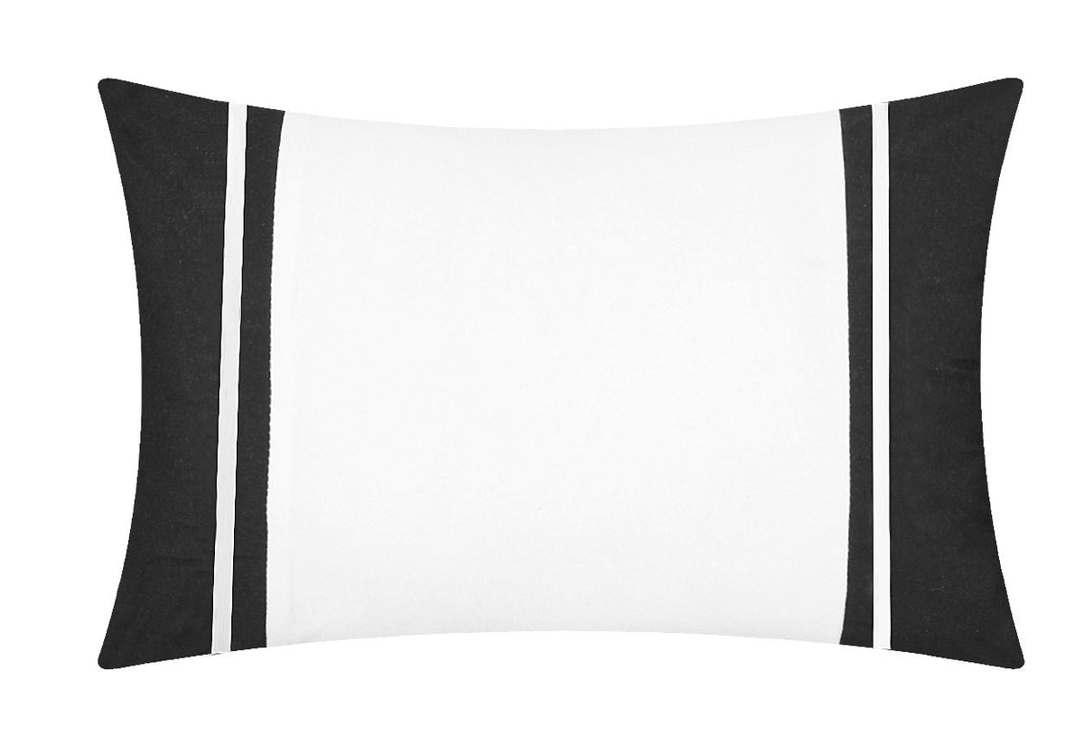 Chic Home CS2119-AN Cheryl - Edredón Completo de 10 Piezas, Plisado, con Volantes, Juego de sábanas, tamaño King, Color Negro