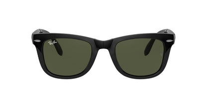 Ray-Ban RB4105 - anteojos de sol plegables - 50 mm - Negro - G-15 Verde