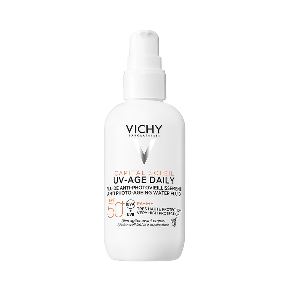 Vichy Capital Soleil UV-Age Daily FPS50+ Protector Solar Facial Uso Diario, 80 ml