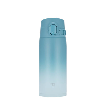 Zojirushi GoCafe Taza Aislada de Acero Inoxidable - 0.5 Litros - Aqua Asagi