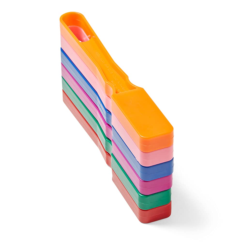 hand2mind Rainbow Magnetic Wand Set for Kids For 5-10, 8 Inch With Magnet Bar, Use For Sewing, Science Experiments, Bingo, Fridge, And Magnetic Concepts, Homeschool Supplies (Pack of 6)