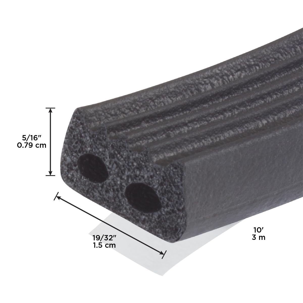 M-D Building Products 01033 10 pies, goma grande negra para automóviles y neumáticos marinos para todos los climas