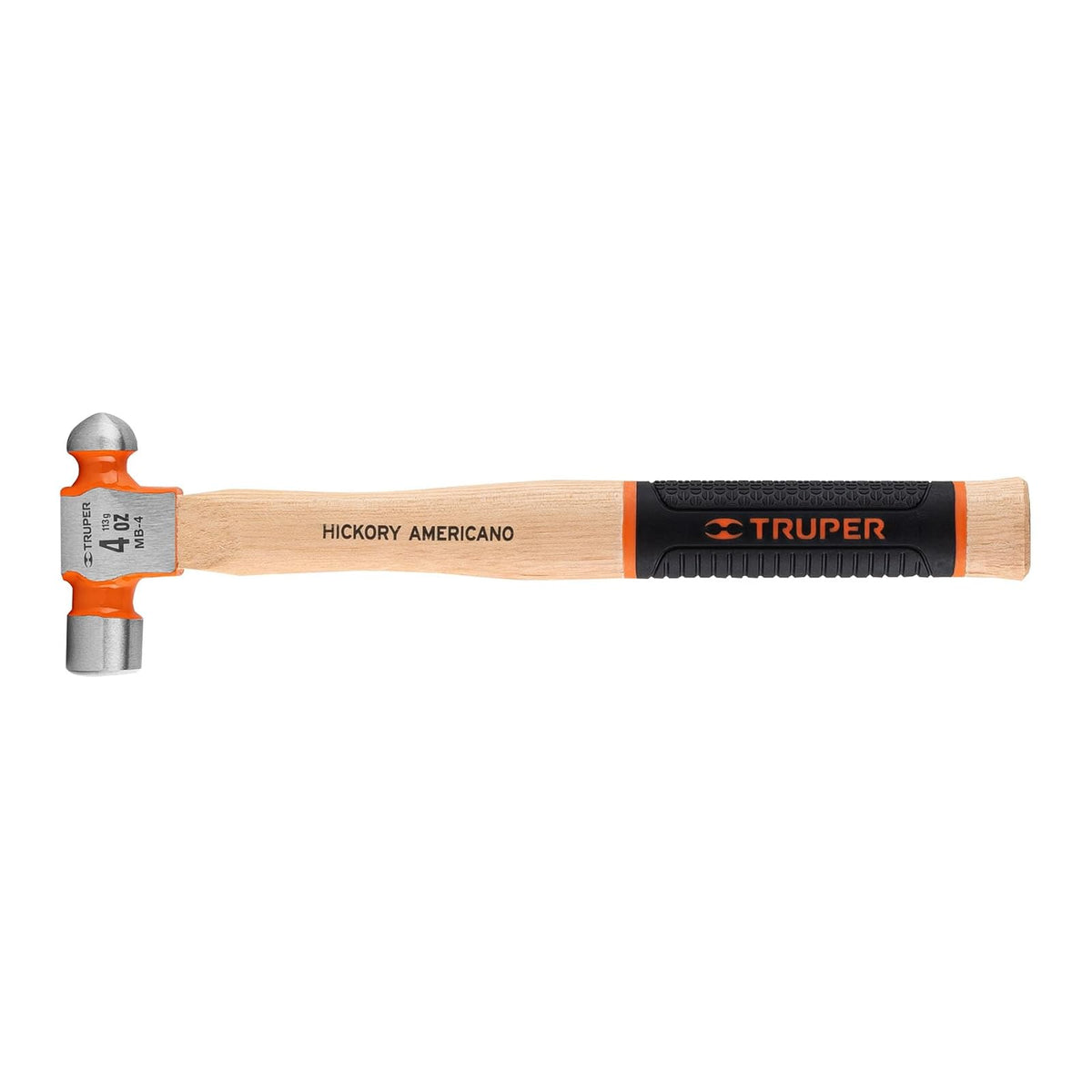 Truper MB-4, Martillo de bola 4 oz, con cabeza de acero
