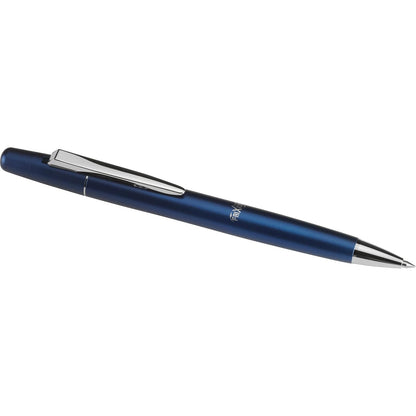 Pluma Roller Pilot FriXion LX 0.7 mm, Tinta Azul Borrable, Cuerpo Metálico color azul mate, Retráctil y Recargable